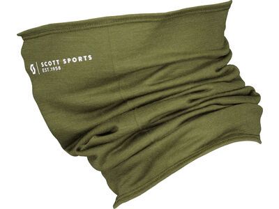 Scott Merino Neck Gaiter fir green