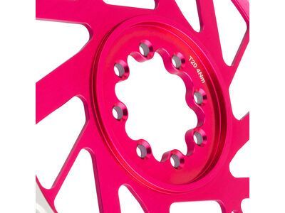 Burgtec 3 mm Offset Thick Thin Chainring SRAM 8-Bolt, toxic barbie pink - Bild 15