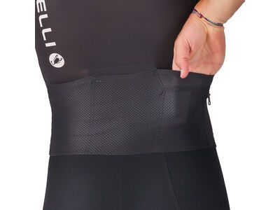 Castelli Saturday Morning Skinsuit, black/rosa giro/smoky gray - Bild 5