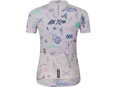 Endura Damen Pro SL Kurzärmeliges Bedrucktes Trikot, titanium - Bild 2