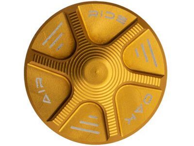 OAK Components Forkcap Air für Federgabel Ventil, gold