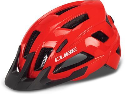 Cube Helm Steep, glossy red