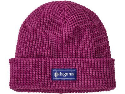 Patagonia Snowdrifter Beanie Hut Tripper Label, amaranth pink - Bild 1
