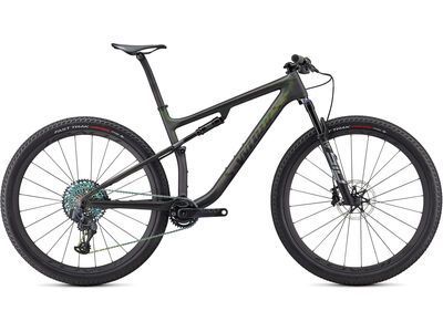 Specialized S-Works Epic, carbon/silver/green chameleon