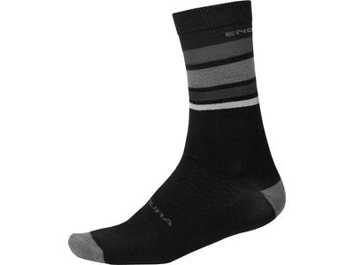 Endura Baabaa Merino Stripe Sock matt black