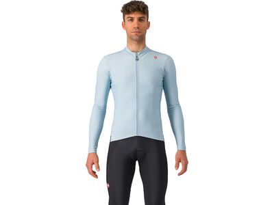 Castelli Espresso Thermal Jersey winter sky/dark gray