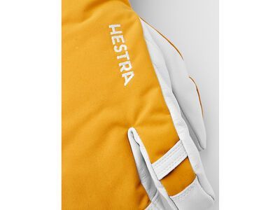 Hestra Army Leather Heli Ski 3 Finger, mustard - Bild 5