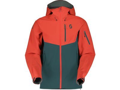 Scott Explorair 3L Men's Jacket, magma red/aruba green