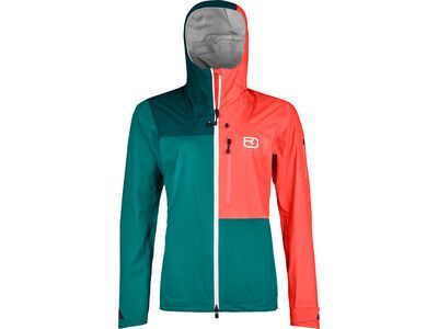 Ortovox 3L Ortler Jacket W pacific green