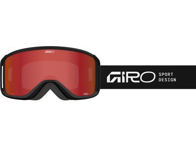 Giro Sagen, Amber Scarlet / stacked black