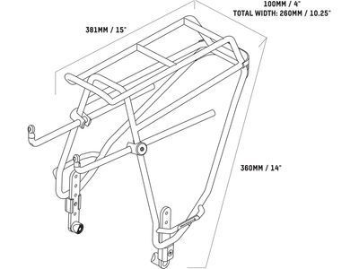 Blackburn Outpost Rear World Touring Rack, grey - Bild 2