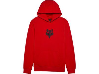 Fox Fox Head Pullover Hoodie flame red