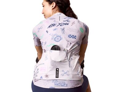 Endura Damen Pro SL Kurzärmeliges Bedrucktes Trikot, titanium - Bild 8