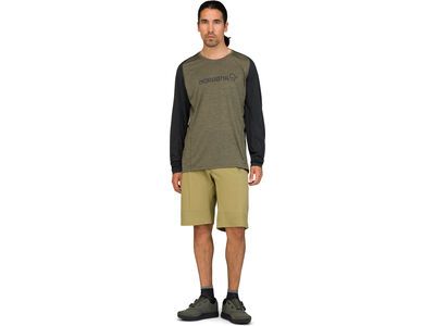 Norrona fjørå equaliser lightweight Long Sleeve M's, olive night - Bild 3
