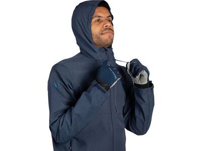 Endura Hummvee Wasserdichte Kapuzenjacke, ink blue - Bild 6