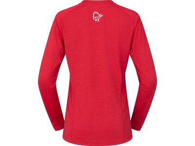 Norrona fjørå equaliser lightweight Long Sleeve W's, aura orange - Bild 2
