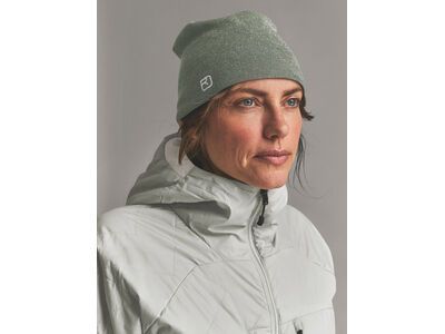 Ortovox Wonderwool Beanie, green sage blend - Bild 2