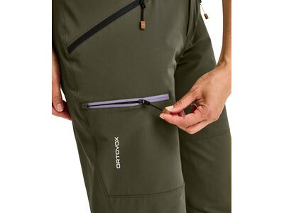 Ortovox Merino Shield Tec Seceda Softshell Pants W, black raven - Bild 5