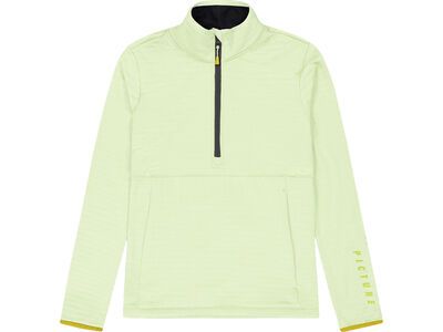 Picture Bake W 1/4 Grid Fleece, tender green