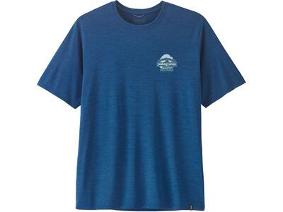 Patagonia Men's Cap Cool Daily Shirt - Great Waves, clement blue/light clement blue x-dye - Bild 1
