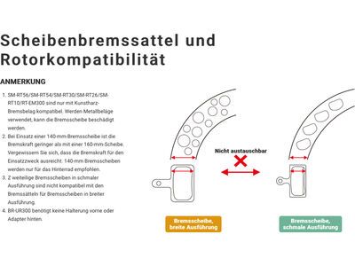 Shimano M04-RX Kunstharz Scheibenbremsbelag - Bild 4