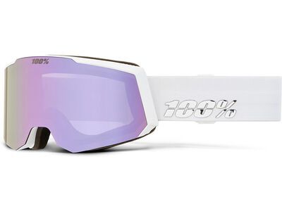 100% Snowcraft S - HiPER Smoke w/Lavender ML Mir, white/lavender