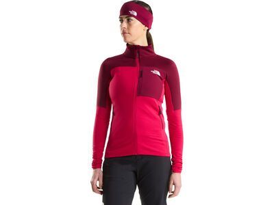 The North Face W Polartec Power Grid Stormgap Jacket, lali guran/burgundy cru - Bild 3