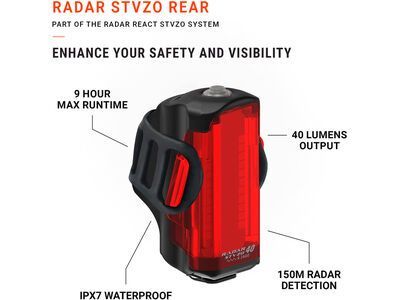 Lezyne Radar React StVZO System Set, black - Bild 14