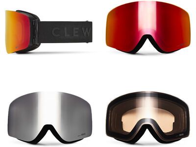 Clew Magnetic Goggle Slim, Silver / black - Bild 1
