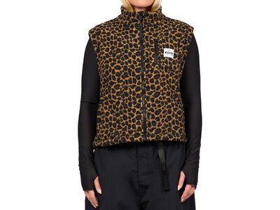 Eivy Boxy Sherpa Vest, leopard - Bild 1