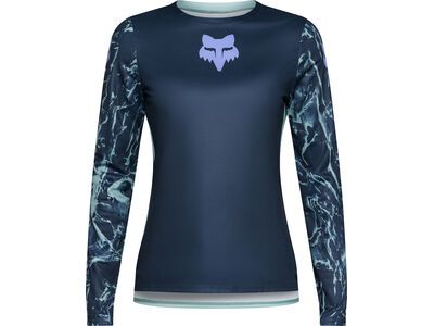 Fox Womens Ranger Long Sleeve Jersey Image Print, arctic blue - Bild 1