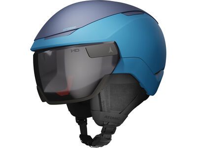 Atomic Revent GT AMID Visor Silver HD / blue