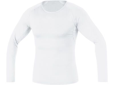 Gore Wear M Base Layer Thermo Shirt Langarm, white