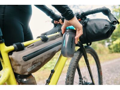 Fidlock Twist Bottle 450 Antibacterial + Bike Base, transparent black/light green - Bild 21