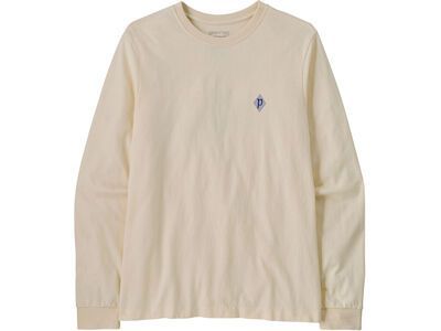 Patagonia Men's Long-Sleeved Midweight Hut Tripper Skyline T-Shirt undyed natural