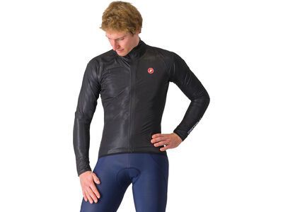 Castelli Squall Shell Jacket light black/silver gray