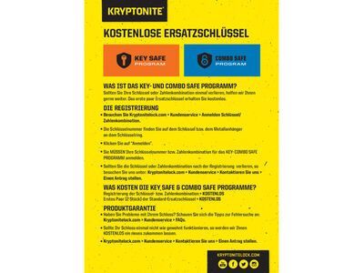 Kryptonite KryptoLok Combo U-Lock, grey - Bild 7