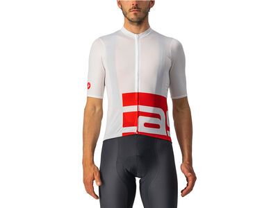 Castelli Downtown Jersey, white/red