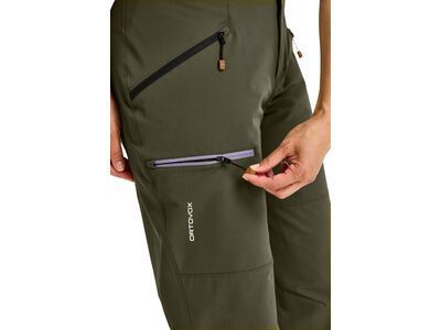 Ortovox Merino Shield Tec Seceda Softshell Pants W, dark wild herbs - Bild 5