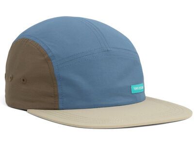 Topo Designs Nylon Camp Hat, stone blue block - Bild 1