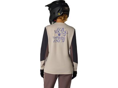 Fox Womens Defend Long Sleeve Jersey Park SE, chalk - Bild 4