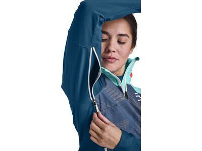 Ortovox Merino Naturtec Light Col Becchei Jacket W, glacier grey - Bild 4