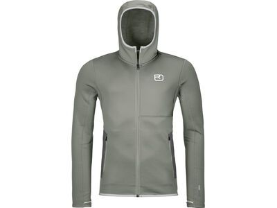 Ortovox Merino Fleece Hoody M, green sage - Bild 1