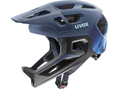 uvex react jr. fullface, dusk blue matt - Bild 1