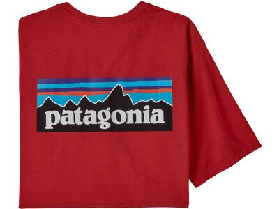 Patagonia Men's P-6 Logo Responsibili-Tee, sumac red