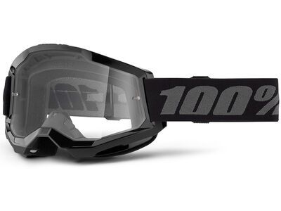 100% Strata 2 Junior Goggle - Clear Lens black