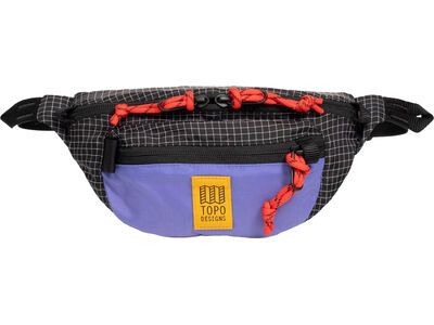 Topo Designs Mountain Waist Pack 1L grid/very peri