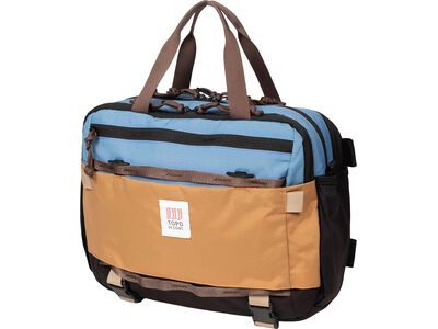 Topo Designs Mountain Cross Bag 14L river blue/brown oak