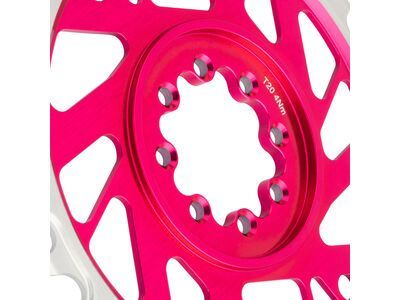 Burgtec 3 mm Offset Thick Thin Chainring SRAM 8-Bolt, toxic barbie pink - Bild 7