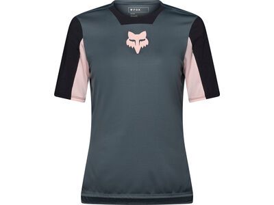 Fox Womens Defend Short Sleeve Jersey Creation, deep cobalt - Bild 1